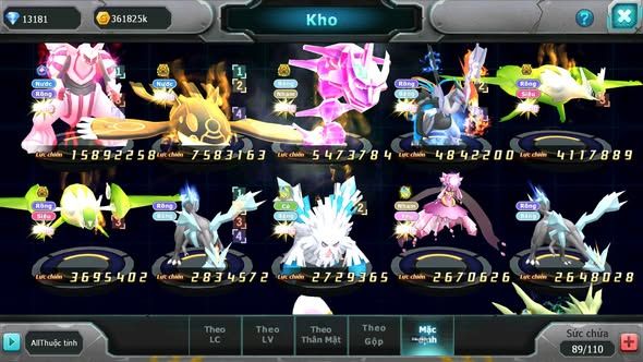 Mã : #TTS6006 - S1718 - TOP26 - V12 - Palkia cộng hưởng kyogre bc rắn băng bc unvoa cặp lati bc