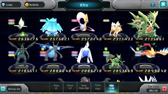 Mã : #TTS6006 - S1718 - TOP26 - V12 - Palkia cộng hưởng kyogre bc rắn băng bc unvoa cặp lati bc