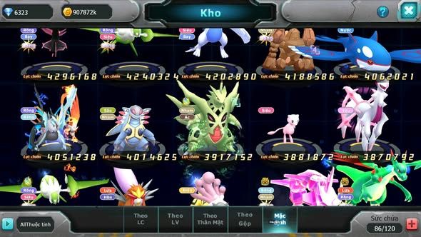 Mã : #TTS6015 - S1162 - Top 36 - V13 - Diancie cộng hưởng dynamax hooh dynamax tapu fini bc xerm bc nhiều pet ht