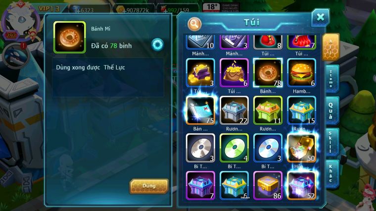 Mã : #TTS6015 - S1162 - Top 36 - V13 - Diancie cộng hưởng dynamax hooh dynamax tapu fini bc xerm bc nhiều pet ht
