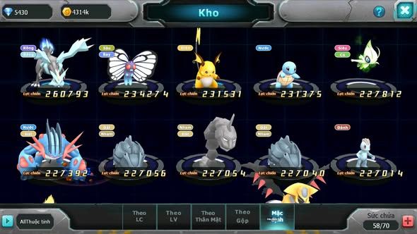 Mã : #TTS6020 - S1859 - TOP27 - V6 - Unvoa kuyrem kyogre rauikou đua top ngon
