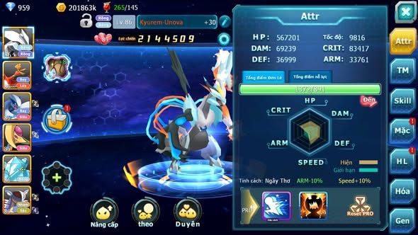 Mã : #TTS6018 - S1817 - V3 - Top 12 - Unova kuyrem ho-oh lugia vịt bầu cặp lati groudon