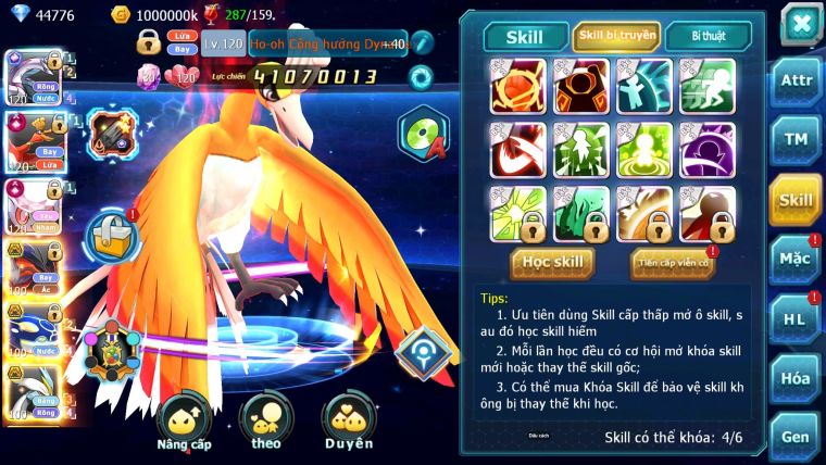 Mã : #TTS6022 - S1046 - Top 1 ALL - V15 - Palkia Cộng hưởng Diancie & Hooh Cộng hưởng dyanmax form 3 team cham cực khủng