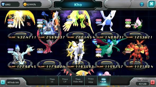 Mã : #TTS6030 - S1811 - Top10 - V10 - Ho-oh bá chủ Unvoa kuyrem thần gió lugia celebi đua top ngon