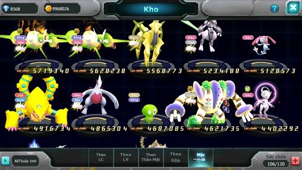 Mã : #TTS6029 - S1227 - Top 29 - V7 - Ho-oh dynamax unvoa wb bc qvld bc groudon bc thần gió bc cặp lati bc