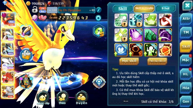 Mã : #TTS6029 - S1227 - Top 29 - V7 - Ho-oh dynamax unvoa wb bc qvld bc groudon bc thần gió bc cặp lati bc