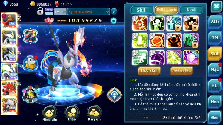 Mã : #TTS6029 - S1227 - Top 29 - V7 - Ho-oh dynamax unvoa wb bc qvld bc groudon bc thần gió bc cặp lati bc