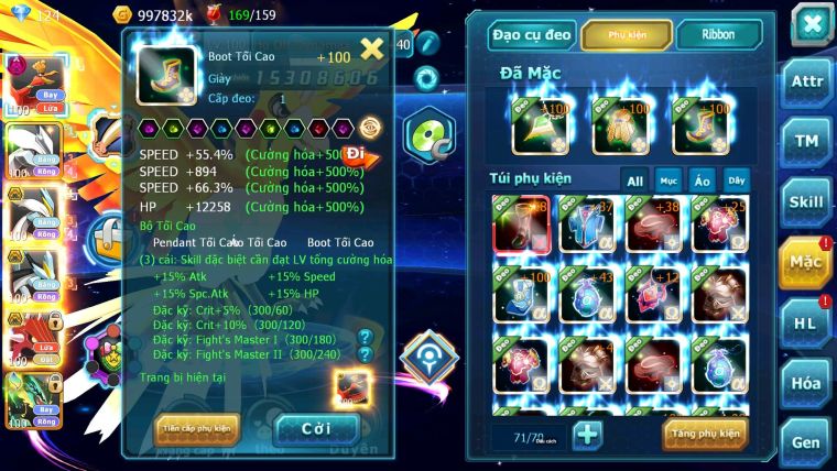 Mã: #TTS6028 - S1132 - V12 - 367 Sách Ho-oh dynamax Unvoa wb bc qvld bc thần gió drak hooh
