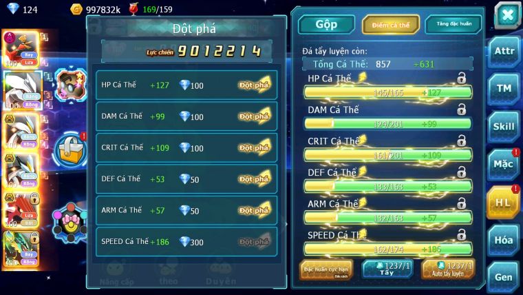 Mã: #TTS6028 - S1132 - V12 - 367 Sách Ho-oh dynamax Unvoa wb bc qvld bc thần gió drak hooh