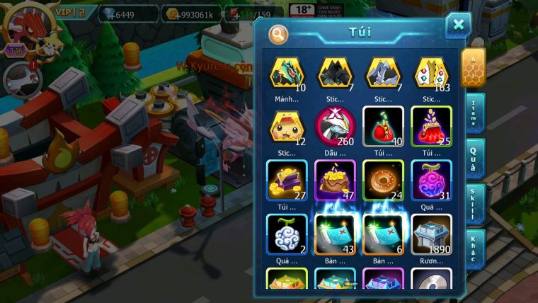Mã : #TTS6026 - s1024 - Top 26 - V12 - Palkia & White Cộng hưởng dynamax cặp cá bá chủ black bc nhiều pet bá chủ ngon