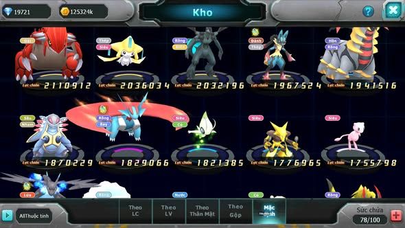 Mã : #TTS6034 - S1688 - V6 - 19K KC - Palkia cộng hưởng Unvoa kuyrem Cặp lati bá chủ qvld white nhiều pet ht