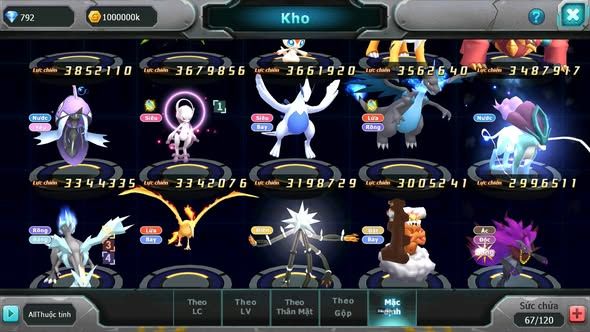 Mã : #TTS6052 - S1355 - V5 - Ho-oh Dynamax White Black bá chủ Mew giáp bá chủ nhiều pet ht sét SS hOOH