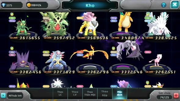 Mã : #TTS6065 - S1452 - Top47 - V13 - Ho-oh Cộng Hưởng Dyanmax Mew giáp bc Unvoa kuyrem Nhiều pet huyền thoại