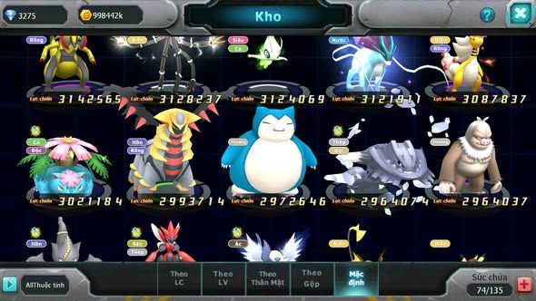 Mã : #TTS6065 - S1452 - Top47 - V13 - Ho-oh Cộng Hưởng Dyanmax Mew giáp bc Unvoa kuyrem Nhiều pet huyền thoại