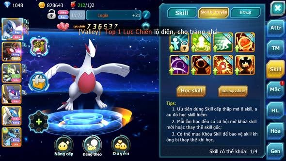 Mã : #TTS6064 - S1872 - V11 - Top27 - Lugia Zygarde Celebi Raikou nhiều pet ht