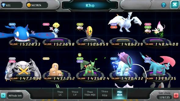Mã : #TTS6063 - S1567 - V9 - Ho-oh Unvoa kuyrem Thần gió Cặp Lati bá chủ Nhiều pet huyền thoại