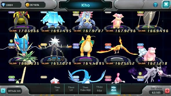 Mã : #TTS6062 - S1688 - V7 - 10K kc - Ho-oh dynamax Qvld bc groudon bc Unvoa kuyrem Cặp lati bá chủ