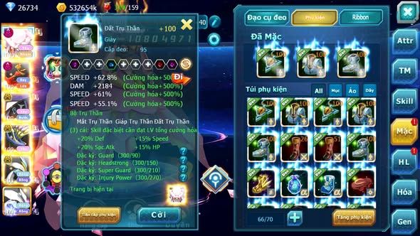 Mã : #TTS6075 - S1337 - V12 - Diancie dynamax Hooh dynamax Tapu fini xerm bc Unvoa kuyrem nhiều pet BC