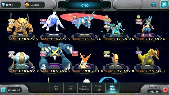 Mã : #TTS6074 - S271 - 10K kc - Rayquaza Ho-oh Wb bá chủ Unvoa kuyrem nhiều pet huyền thoại