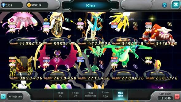 Mã : #TTS6071 - S1651 - Diancie bá chủ dynamax Tapu fini bc xerm bc ho-oh hentran qvld nhiều pet ht