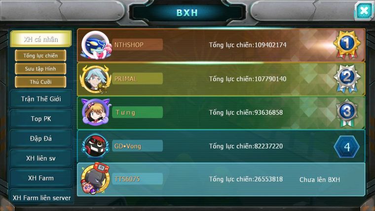 Mã : #TTS6075 - S1337 - V12 - Diancie dynamax Hooh dynamax Tapu fini xerm bc Unvoa kuyrem nhiều pet BC
