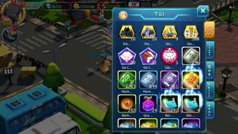 Mã : #TTS6075 - S1337 - V12 - Diancie dynamax Hooh dynamax Tapu fini xerm bc Unvoa kuyrem nhiều pet BC