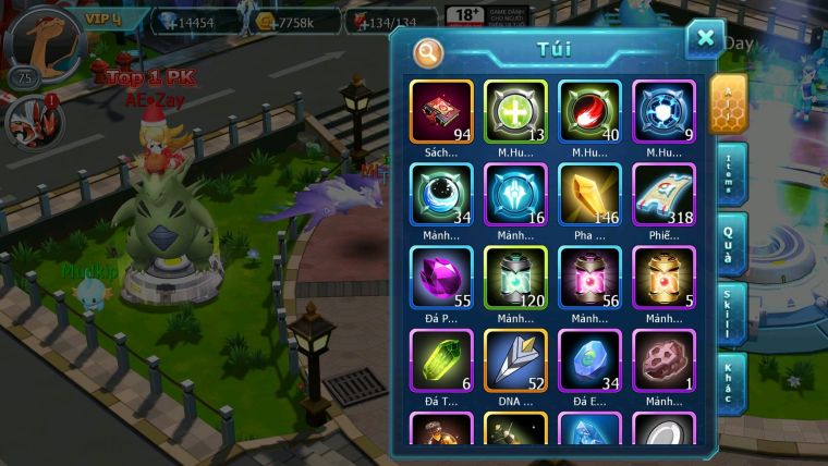 Mã : #TTS6077 - S1847 - Top48 - V4 - 14K KC - Bật thầy ảo ảnh bá chủ ash char raikou armdlo