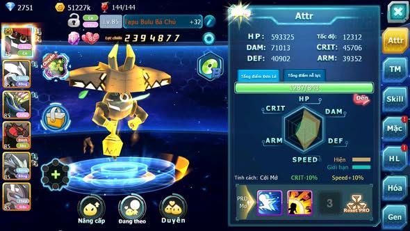 Mã : #TTS6084 - S1737 - V6 - Tapu bulu bá chủ Unvoa kuyrem xerm thần gió nhiều pet ht