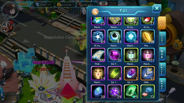 Mã : #TTS6084 - S1737 - V6 - Tapu bulu bá chủ Unvoa kuyrem xerm thần gió nhiều pet ht