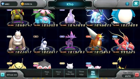 Mã: #TTS6089 - S1816 - V9 - Ho-oh bá chủ Qvld bc groudon bc Unvoa kuyrem Cặp lati bc