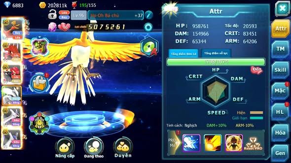 Mã: #TTS6089 - S1816 - V9 - Ho-oh bá chủ Qvld bc groudon bc Unvoa kuyrem Cặp lati bc