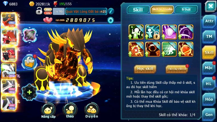 Mã: #TTS6089 - S1816 - V9 - Ho-oh bá chủ Qvld bc groudon bc Unvoa kuyrem Cặp lati bc
