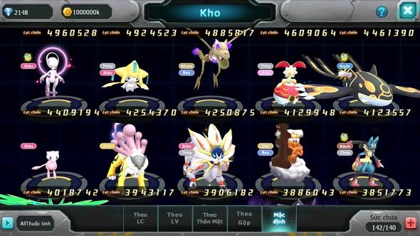 Mã : #TTS6091 - S1227 - Top30 - V7 - Ho-oh bá chủ dynamax Unvoa kuyrem Wb bá chủ Qvld bc Hentran bc thần gió nhiều pet ht