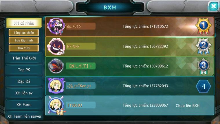 Mã : #TTS6103 - S1117 - Top10PK - V15 - 18K KC - Ho-oh Cộng hưởng dyanamx lực chiến khủng - Vua Khiên bá chủ  Yvetal & Palkia Cộng Hưởng quá ngon