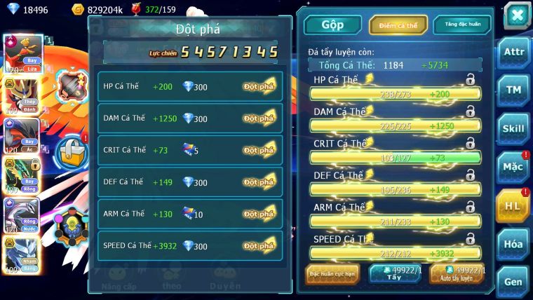 Mã : #TTS6103 - S1117 - Top10PK - V15 - 18K KC - Ho-oh Cộng hưởng dyanamx lực chiến khủng - Vua Khiên bá chủ  Yvetal & Palkia Cộng Hưởng quá ngon