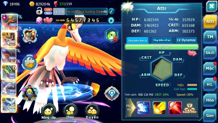 Mã : #TTS6103 - S1117 - Top10PK - V15 - 18K KC - Ho-oh Cộng hưởng dyanamx lực chiến khủng - Vua Khiên bá chủ  Yvetal & Palkia Cộng Hưởng quá ngon