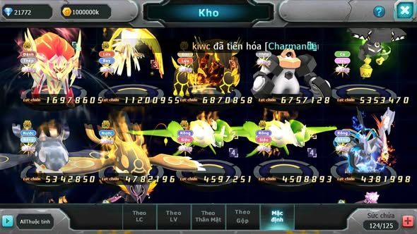Mã : #TTS6099 - S1455 - V14 - 21K KC - Vua khiên bá chủ Ho-oh bá chủ Cặp cá bc Qvld bc cặp lati bc nhiều Pet HT