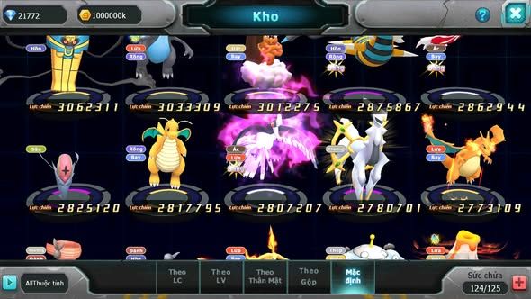 Mã : #TTS6099 - S1455 - V14 - 21K KC - Vua khiên bá chủ Ho-oh bá chủ Cặp cá bc Qvld bc cặp lati bc nhiều Pet HT