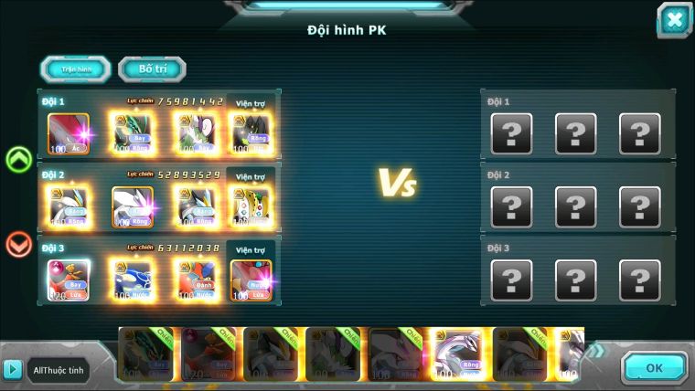 Mã : #TTS6096 - S176 - Top6PK - Rayquaza bá chủ Ho-oh cộng hưởng dynaamx Unvoa kuyrem wb bc mew giáp bc cặp lati bc quá ngon