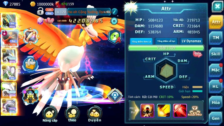 Mã : #TTS6096 - S176 - Top6PK - Rayquaza bá chủ Ho-oh cộng hưởng dynaamx Unvoa kuyrem wb bc mew giáp bc cặp lati bc quá ngon