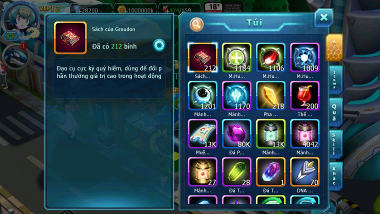 Mã : #TTS6096 - S176 - Top6PK - Rayquaza bá chủ Ho-oh cộng hưởng dynaamx Unvoa kuyrem wb bc mew giáp bc cặp lati bc quá ngon