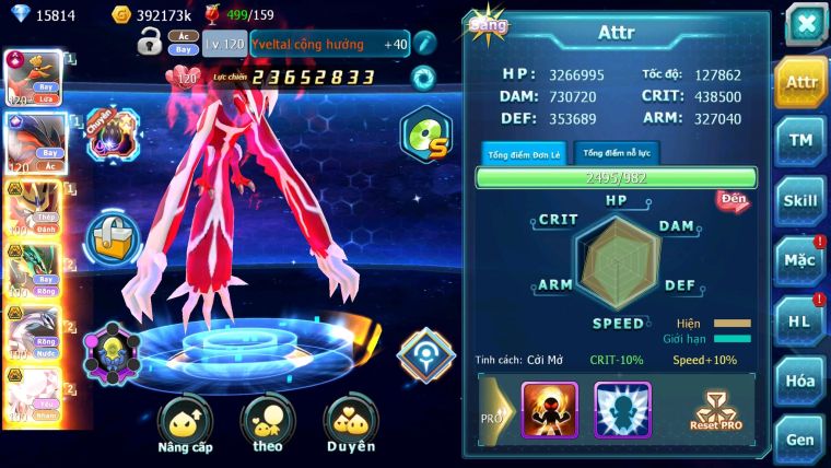 Mã : #TTS6108 - S1275 - Top12 - V15 - Ho-oh Cộng Hưởng Dynamax Yvetal Cộng Hưởng Vua Khiên bá chủ rayquaza bc nhiều pet bá chủ