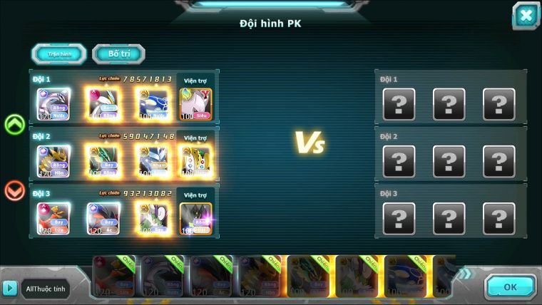 Mã : #TTS6106 - S38 - Top8 - Ho-oh Cộng Hưởng dyanamx Palkia & Yvetal & Giratina cộng hưởng Nhiều pet bá chủ