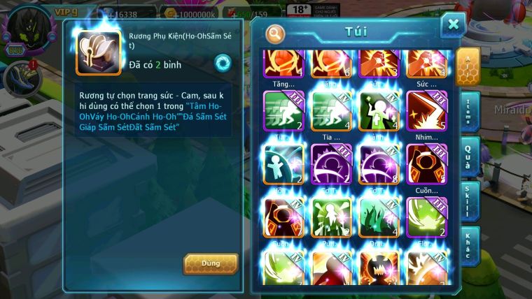 Mã : #TTS6106 - S38 - Top8 - Ho-oh Cộng Hưởng dyanamx Palkia & Yvetal & Giratina cộng hưởng Nhiều pet bá chủ