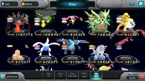 Mã : #TTS6115 - S1867 - Top22 - V9 - Zygarde flare Tapu bulu mes raikou đua top ngon