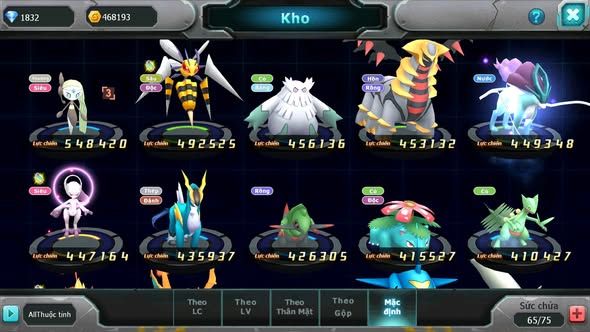 Mã : #TTS6115 - S1867 - Top22 - V9 - Zygarde flare Tapu bulu mes raikou đua top ngon