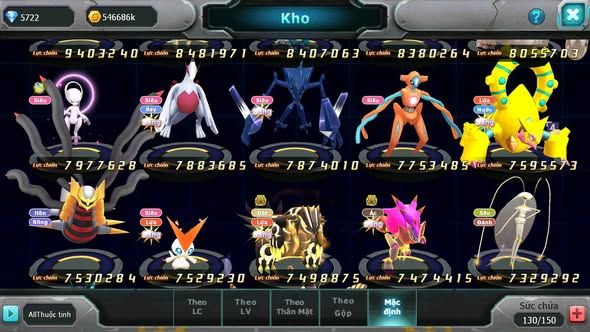 Mã : #TTS6113 - S804 - Top3 All - V15 - 1K7 Sách - White Black Hooh Cộng Hưởng Dynamax Yvetal cộng hưởng Rayquaza dynamax nhiều pet bá chủ