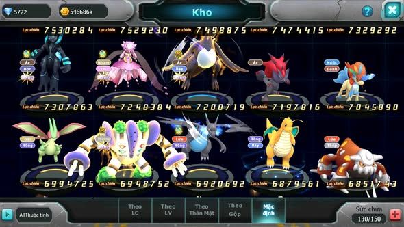 Mã : #TTS6113 - S804 - Top3 All - V15 - 1K7 Sách - White Black Hooh Cộng Hưởng Dynamax Yvetal cộng hưởng Rayquaza dynamax nhiều pet bá chủ