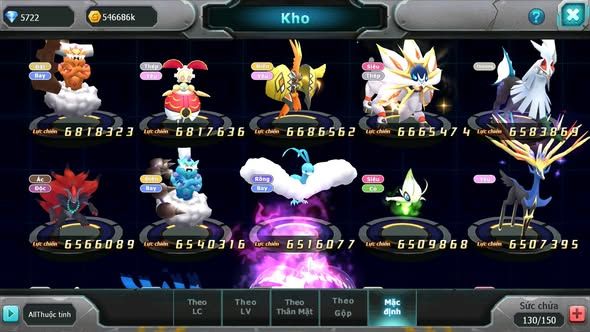Mã : #TTS6113 - S804 - Top3 All - V15 - 1K7 Sách - White Black Hooh Cộng Hưởng Dynamax Yvetal cộng hưởng Rayquaza dynamax nhiều pet bá chủ