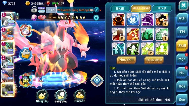 Mã : #TTS6113 - S804 - Top3 All - V15 - 1K7 Sách - White Black Hooh Cộng Hưởng Dynamax Yvetal cộng hưởng Rayquaza dynamax nhiều pet bá chủ